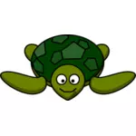 Vektor-Bild lächelnder Schildkröte