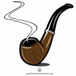 Graphiques de fumer pipe clip art