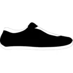 Blanco y negro imágenes prediseñadas sneaker