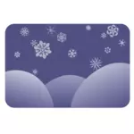 Simple winter vector background
