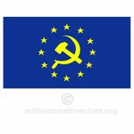 Socialist Europe Vector Flag