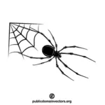 Vector de tela de araña