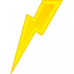 Vector Illustrasjon av gule belysning skilt