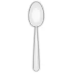 Disposable spoon vector image