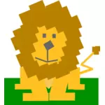 Lion de dessin animé animaux