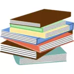 Стопка книг векторное изображение