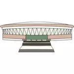 Philippine Arena vector drawing