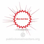 Empty vector sticker