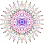ClipArt vettoriali di arte stella geometrica