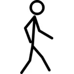 Figură băţ de mers pe jos