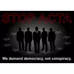Zastavit ACTA vektorové kreslení