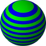 धारीदार गेंद