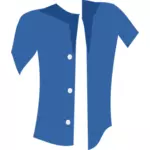 Unbuttoned ग्रीष्मकालीन कमीज़ के वेक्टर छवि