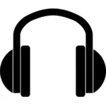 אוזניות pictogram גרפיקה וקטורית