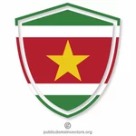 Surinam flagg crest