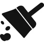 Sweep icon vector drawing