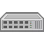 Immagine vettoriale di rete switch hub