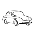 Desenho vetorial de carros antigos