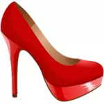Červené boty vektorový obrázek