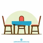Meja dan kursi