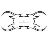 Tattoo shape vector