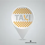 Taxi symbol location pin