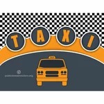 خلفية متجه خدمة سيارات الأجرة
