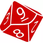 Ten-sided dice