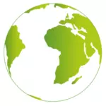 Image du globe vert
