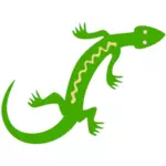 Green lizard icons