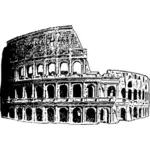 בתמונה וקטורית של הקולוסיאום הרומית