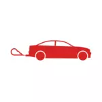 Car emissions vector sign