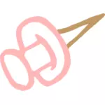 ピンクの画鋲図面