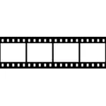 Filmstrip vector image