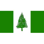 Vektorový obrázek vlajka Norfolku