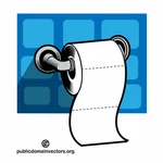 Imagen vectorial de papel higiénico