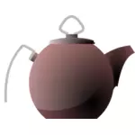 Vektor-Illustration der Wasserkocher oder Tee Topf