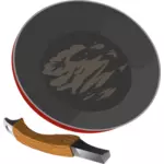 Broken frying pan