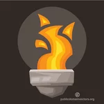 Flamme torche