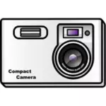 Slim camera icon vector image