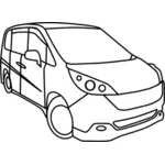 Minivan vector imagine