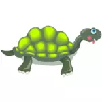 荧光绿色乌龟的形象