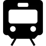 Ilustrasi vektor pictogram kereta