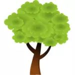 Strom v jarní vektorové kreslení