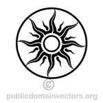 Image clipart symbole tribal vecteur