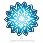 Tribal flower vector