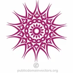 Tribal floral graphics