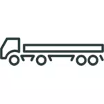 貨物輸送車両のベクトル描画