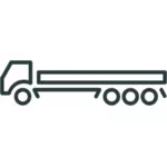 Imagem de caminhão reboque simples