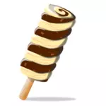 Twisted image vectorielle de crème glacée